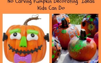 No Carving Pumpkin Decorating  Ideas Kids