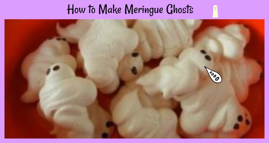 How to Make Meringue Ghosts