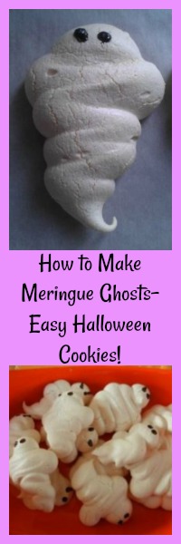 how to make meringue ghosts