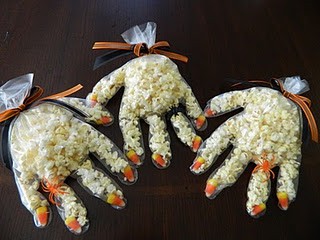popcorn hands