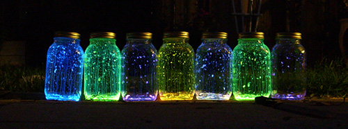 Glow Stick Jar Crafts