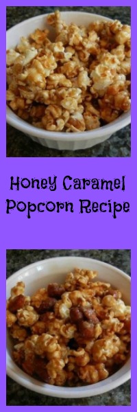 honey caramel popcorn recipe