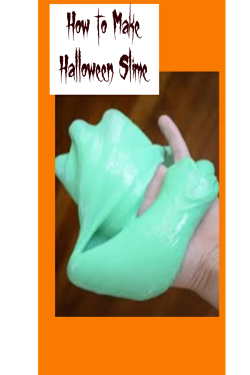 how to make halloween slime