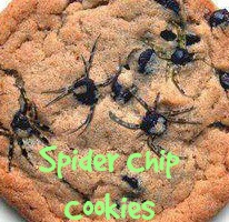 spider chip cookies