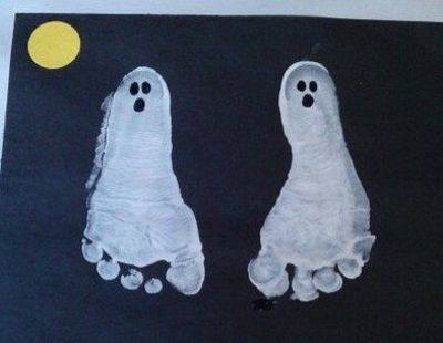 halloween handprint craft kids