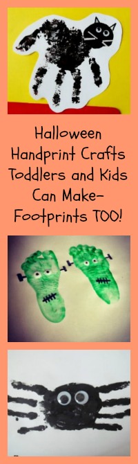 halloween handprint crafts toddlers