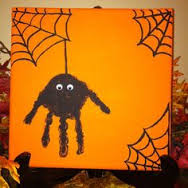 halloween handprint crafts kids