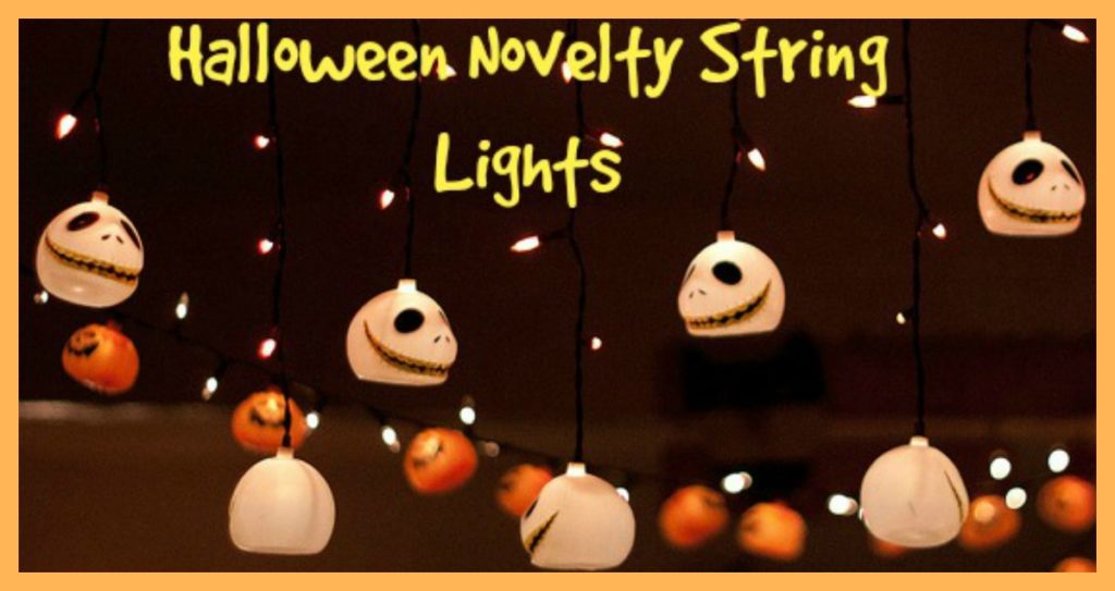 halloween novelty string lights