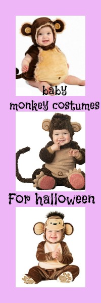 baby monkey costumes for halloween